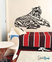 Vinyl Wall Decal Sticker Safari Tiger Die Cut Vinyl Decal