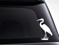 Fprqlyze Great Blue Heron Wading Bird Vinyl Die Cut Vinyl Decal