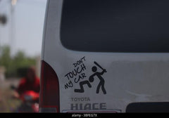 Don't touch my car Die Cut Vinyl Decal