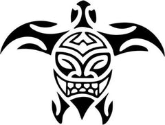 Black Tribal Tiger Sticker Die Cut Vinyl Decal
