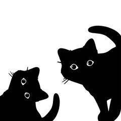 Black Cat Decals – Waterproof Die Cut Vinyl Decal