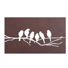 Wall Sticker Black White Birds On The Tree Branch Wall Die Cut Vinyl Decal