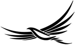 Tribal Hawk Bird Decal Die Cut Vinyl Decal