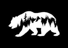 Bear Mountains 2 Pack CCI Decal Vinyl Die Cut Vinyl Decal