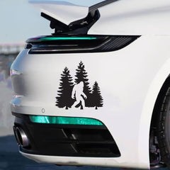 Forest Scene Die Cut Vinyl Decal