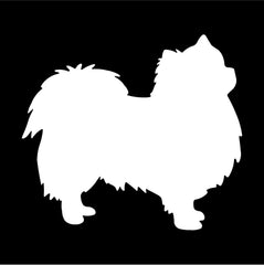 Pomeranian dog Vinyl Die Cut Vinyl Decal/ Bumper For Windows, Cars, Trucks, Laptops, Etc.