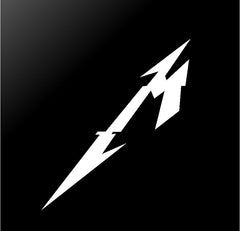 Metallica Hardwired M Vinyl Die Cut Vinyl Decal/ Bumper For Windows, Cars, Trucks, Laptops, Etc.