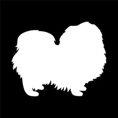 Pekingese Vinyl Die Cut Vinyl Decal/ Bumper For Windows, Cars, Trucks, Laptops, Etc.