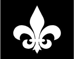 FRENCH fleur-de-lis Vinyl Die Cut Vinyl Decal/ Bumper For Windows, Cars, Trucks, Laptops, Etc.