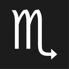 Scorpio Sign Symbol Vinyl Die Cut Vinyl Decal/ Bumper For Windows, Cars, Trucks, Laptops, Etc.