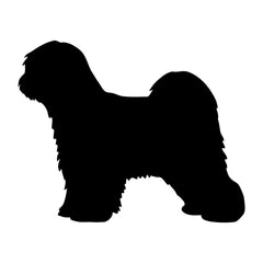 Tibetan terrier Vinyl Die Cut Vinyl Decal/ Bumper For Windows, Cars, Trucks, Laptops, Etc.