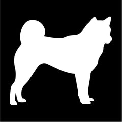 Shiba Inu Vinyl Die Cut Vinyl Decal/ Bumper For Windows, Cars, Trucks, Laptops, Etc.