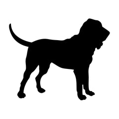 Bloodhound Vinyl Die Cut Vinyl Decal/ Bumper For Windows, Cars, Trucks, Laptops, Etc.