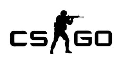 CS Go Counter-Strike Logo Vinyl Die Cut Vinyl Decal/ Bumper For Windows, Cars, Trucks, Laptops, Etc.