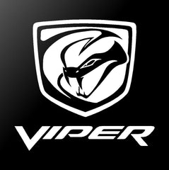 Dodge Viper Vinyl Die Cut Vinyl Decal/ Bumper For Windows, Cars, Trucks, Laptops, Etc.