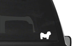Lhasa Apso Vinyl Die Cut Vinyl Decal/ Bumper For Windows, Cars, Trucks, Laptops, Etc.