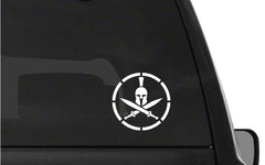 Spartan Helmet Shield Vinyl Die Cut Vinyl Decal/ Bumper For Windows, Cars, Trucks, Laptops, Etc.