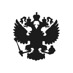 Russian eagle Vinyl Die Cut Vinyl Decal/ Bumper For Windows, Cars, Trucks, Laptops, Etc.