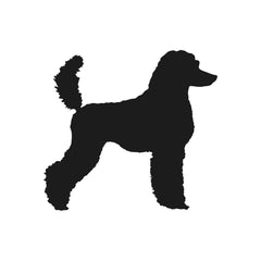 Standard Poodle Vinyl Die Cut Vinyl Decal/ Bumper For Windows, Cars, Trucks, Laptops, Etc.