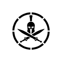 Spartan Helmet Shield Vinyl Die Cut Vinyl Decal/ Bumper For Windows, Cars, Trucks, Laptops, Etc.