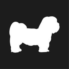 Lhasa Apso Vinyl Die Cut Vinyl Decal/ Bumper For Windows, Cars, Trucks, Laptops, Etc.