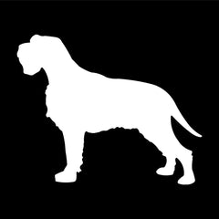 Wirehaired Pointing Griffon Vinyl Die Cut Vinyl Decal/ Bumper For Windows, Cars, Trucks, Laptops, Etc.