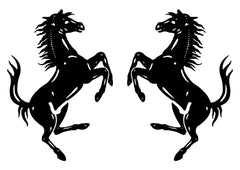 High Detail Ferrari Horse Prancing Horse Vinyl Die Cut Vinyl Decal/ Bumper For Windows, Cars, Trucks, Laptops, Etc.