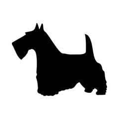 Scottish Terrier Vinyl Die Cut Vinyl Decal/ Bumper For Windows, Cars, Trucks, Laptops, Etc.