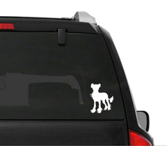 Chinese Crested Vinyl Die Cut Vinyl Decal/ Bumper For Windows, Cars, Trucks, Laptops, Etc.