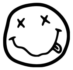Nirvana Face band Logo Vinyl Die Cut Vinyl Decal/ Bumper For Windows, Cars, Trucks, Laptops, Etc.
