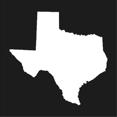 Texas State Outline Vinyl Die Cut Vinyl Decal/ Bumper For Windows, Cars, Trucks, Laptops, Etc.