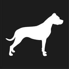 Dogo Argentino Vinyl Die Cut Vinyl Decal/ Bumper For Windows, Cars, Trucks, Laptops, Etc.