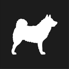 Norwegian elkhound Vinyl Die Cut Vinyl Decal/ Bumper For Windows, Cars, Trucks, Laptops, Etc.