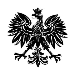 Polish Eagle Vinyl Die Cut Vinyl Decal/ Bumper For Windows, Cars, Trucks, Laptops, Etc.