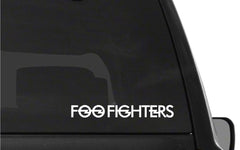 Foo Fighters Logo Concrete and Gold Vinyl Die Cut Vinyl Decal/ Bumper For Windows, Cars, Trucks, Laptops, Etc.