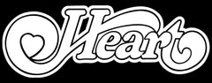 Heart band Logo Vinyl Die Cut Vinyl Decal/ Bumper For Windows, Cars, Trucks, Laptops, Etc.