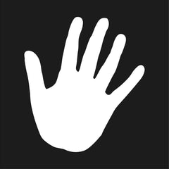 Open hand Vinyl Die Cut Vinyl Decal/ Bumper For Windows, Cars, Trucks, Laptops, Etc.