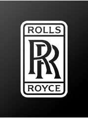 Rolls-Royce Logo Vinyl Die Cut Vinyl Decal/ Bumper For Windows, Cars, Trucks, Laptops, Etc.