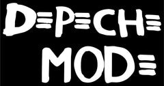 Depeche Mode band Logo Vinyl Die Cut Vinyl Decal/ Bumper For Windows, Cars, Trucks, Laptops, Etc.