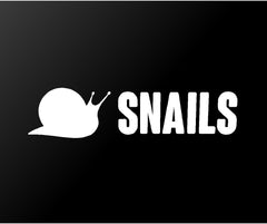 SNAILS EDM DJ Logo Vinyl Die Cut Vinyl Decal/ Bumper For Windows, Cars, Trucks, Laptops, Etc.
