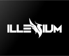 ILLENIUM EDM DJ Logo Vinyl Die Cut Vinyl Decal/ Bumper For Windows, Cars, Trucks, Laptops, Etc.