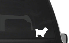 Coton De Tulear Vinyl Die Cut Vinyl Decal/ Bumper For Windows, Cars, Trucks, Laptops, Etc.