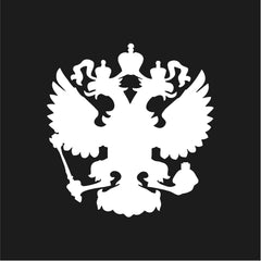 Russian eagle Vinyl Die Cut Vinyl Decal/ Bumper For Windows, Cars, Trucks, Laptops, Etc.
