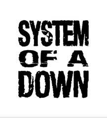 System of a Down SOAD Band Logo Vinyl Die Cut Vinyl Decal/ Bumper For Windows, Cars, Trucks, Laptops, Etc.