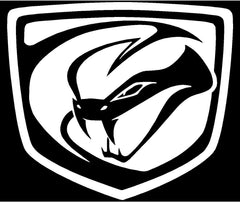 Dodge Viper Vinyl Die Cut Vinyl Decal/ Bumper For Windows, Cars, Trucks, Laptops, Etc.