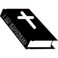 I Am Empowered Bible Sticker Vinyl Christian Vehicle Decal | Die Cut Vinyl Decal/ Bumper For Windows, Cars, Trucks, Laptops, Etc.