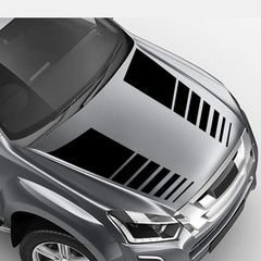 Car Decal Racing Stripes Hood Decal Vinyl Decoration Accessories Suitable for Truck Pickup SUV Transporter Off Road Vehicle Waterproof Door Sticker Die Cut Vinyl Decal