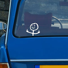 Car Fuck You Meme Large Die Cut Vinyl Decal