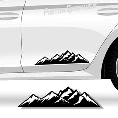 Adventure Mountain Car Sticker Die Cut Vinyl Decal