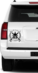 MAZ DISTRIBUTIONS – Molon Labe Sticker – Vinyl Come and Take it Spartan Decal for Car, Truck, and Van – Indoor and Outdoor Use – Waterproof for Laptop and Mailbox Decal Die Cut Vinyl Decal